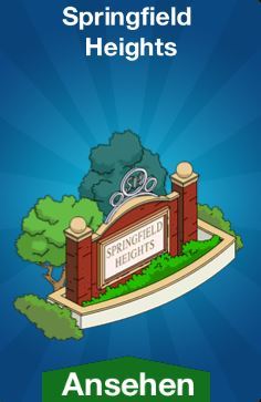 Simpsons Tapped Out Springfield Heights Guide