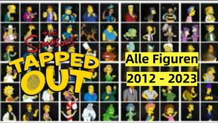 Alle Alten Event Figuren für Simpsons Tapped Out