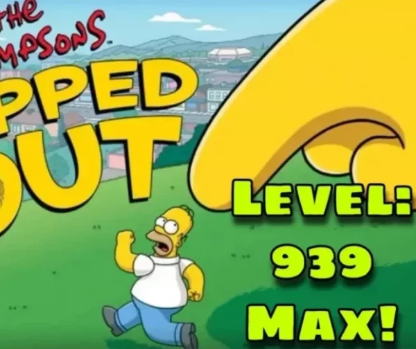 Simpsons Tapped Out Account auf das maximal mögliche Level von 939