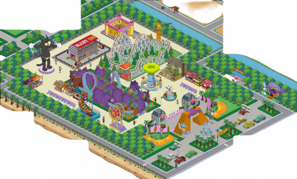 Simpsons Tapped Out Itchy & Scratchy Land